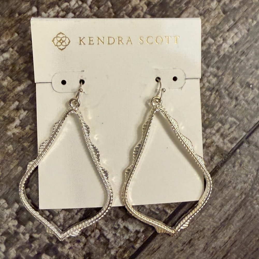 Inspired Silver Drop Earrings